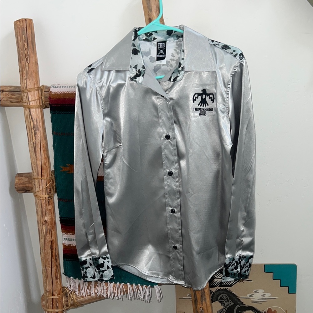 Silver Thunderbird Brand Button Up